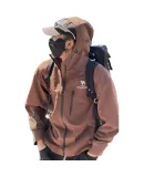 CAMEL [Triple Protection] Women's Windbreaker Jacket, New Summer Style for Men And Women, Color-Block Waterproof Windproof Jacket