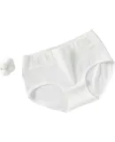 Tanga para Mujeres [Serie Yun Gan], Calzoncillos de Algodón Puro, 100% Algodón en la Entrepierna, Cómodos y Transpirables, Blanco Puro, Tanga para Mujeres Jóvenes