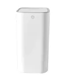 JD Original Narrow Gap Push-Down Trash Can, Bathroom Gap Toilet Kitchen Living Room Covered Garbage Bin, Medium-Sized Household Trash Ca