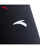 ANTA Sports Knee Pads, Collaboration Series Basketball Running Fitness Warm Thickened Professional Protective Knee Pads for Men, Black L Size