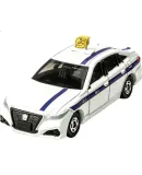 TAKARA TOMY Car Model Toy for Boys, Red And White Box No. 84 Toyota Crown Taxi 229315