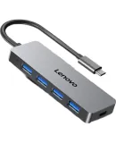 Lenovo Type-C Expansion Dock, 4-Port High-Speed Hub, Laptop Extension Cable, Four-In Converter, Expansion Adapter, Xiaoxin And Legion Compatible Converter Head