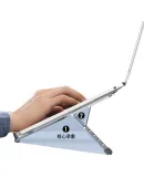 UGREEN Laptop Stand, Computer Stand with Cooling Function, Suspended Vertical Stand, Portable Folding Riser, Aluminum Alloy, Compatible with Apple MacBook, Huawei, Lenovo Legion Xiaoxi