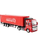BABYMABO Alloy Cargo Container Semi-Truck Toy, Hundred Ton King Large Model, for Children Aged 3-6, 2 Boys