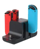 NEWDERY Switch Joy-Con Charging Dock, Nintendo Switch Base Station, OLED Console Stand, Lite Seat Charger, Pro Game Controller Accessories
