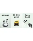 UGREEN Hitune H6 Pro Bluetooth Earphones, Semi-In Adaptive Noise-Cancelling Music Earphones, Long Battery Life, Wireless Sports Headphones Compatible with Apple, Huawei, Xiaomi