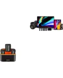 PHILIPS (PHILIPS) [National Subsidy] Clip-On Microphone, One-To Wireless Vlog Short Video Live Streaming Outdoor Multi-Person Recording, Mobile Phone Camera Computer Sound Card Receiver with Charging Case