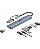 Acer Type-C Expansion Dock USB3.0 Hub with SD/TF Card Reader Adapter Compatible with Huawei, Android, MacBook Computers Converter Eight-I
