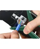 UGREEN Network Cable Crimper, RJ45 Connector Crimping Tool, 4P/6P/8P Multi-Function Labor-Saving Home Wire Stripper, RJ45 Connector Crimping Tool, 35971
