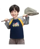 PAW PATROL Children's Long-Sleeve T-Shirt, Raglan Sleeve, Contrasting Colors, Spring And Autumn Children's Clothing, Korean Style Boys' Patchwork Undershirt, Cool, Light Gray, 130