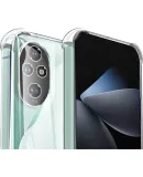 Stiger Phone Case for Honor 200 Pro, Huawei Honor 200 Pro Protective Cover, Full Lens Protection with Air Cushion Shockproof, Skin-Friendly TPU Soft Shell, Simple Transparent Style for Men And Wome