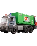Kuangyeqishi Children's Toy, Boys' Large Alloy Garbage Truck, City Cleaning Vehicle, Birthday Gift for Ages 2-3