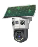 Lenovo (Lenovo) 4G Solar-Powered Outdoor Camera, Lifetime Free Data Plan, No Network Cable Required, AI Surveillance System for Home Use, 360-Degree Coverage with Panoramic Night Visio