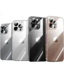 Baseus [With Built-In Camera Lens Protector] IPhone 16 Plus Case, Apple 16 Plus Protective Cover, Full Lens Protection, Transparent Shockproof Silicone Airbag, Simple Design for Men And Wome