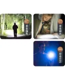 PHILIPS Flashlight, High Brightness, Long-Lasting Battery Life, for Home Use, Patrol, Compact And Portable, Military Outdoor Lighting, Emergency Light