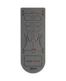 XTEP (XTEP) Ab Wheel Specialized Knee Pad, Ab Wheel Yoga Mat, Fitness Equipment for Men And Women, Exercise Abdominal Thickened Non-Slip Pad, Gray