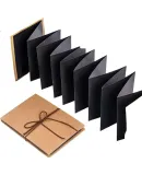 TaTanice Photo Album, Vintage Accordion Book, Foldable DIY Growth Memory Book, Pop-Up Book, Handmade DIY Sticker Photo Album, Couple's And Classmate's Birthday Gift, Photo Book Storage, Photo Collectio