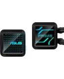 ASUS PRIME Master 360 ARGB CPU Water Cooler, High-Performance Pump, Replaceable Engraved Plate, Pre-Installed High-Performance ARGB Fans, Black Myth: Wukong Editio