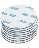3M Double-Sided Tape, Strong Adhesive, Waterproof, Office Supplies/ETC Specific/Student Stationery/Handcraft Etc., Suitable Adhesive 6608-GP, Diameter 30mm/8 Pieces