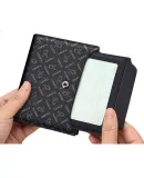 PLAYBOY Wallet, Men's Short Coin Purse, Driver's License Holder, Multifunctional Leather Card Holder, Birthday Gift for Husband Or Father