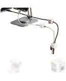 UGREEN Desktop Cable Organizer, Magnetic Cable Holder, Wire Management Tool, Computer Network Cable Clip, No-Nail Cable Wrap, Wire Clip, Cable Tidy, 3-Pack, White