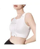 LangSha High-Strength Front Zip Sports Bra for Women, Shock-Absorbing Running Bra, Plus Size Fitness Bra, Shock-Absorbing Vest, Yoga Anti-Sagging Bra