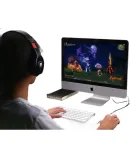 UGREEN CAT7 Pure Copper Ethernet Cable, 10 Gigabit Shielded Network Cable, Gaming Twisted Pair, Computer Broadband Home Patch Cable, Flat Cable 0.5 Meter 30738