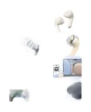 EDIFIER (EDIFIER) Evo Air True Wireless Bluetooth Earbuds, Semi In-Ear Headphones, Wireless Earphones, Bluetooth 5.4, Compatible with Apple, Huawei, Xiaomi, Midnight Blue