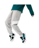 361° Children's Clothing Boys' Long Pants Winter 2024 Fleece-Lined Warm Knitted Trousers for Ages 3-14 Gray 170