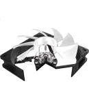 MSI MAG F120 ARGB WHITE-1W White Single Pack Fan, Direct Connection to MSI Motherboard, MSI Exclusive Lighting Effects, One-Year Warranty