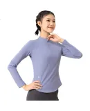 361° Women's Long-Sleeve Sports Top, Half-Open Yoga Wear, Spring And Autumn Running Training Suit, Slim-Fit Yoga Fitness Wear