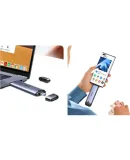 UGREEN M.2 NVMe Protocol SSD Enclosure, Type-C/USB3.2 Direct Plug-In Portable Hard Drive Enclosure, Compatible with Laptops, IPhone 17, External SSD Hard Drive Enclosure