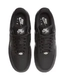 NIKE NIKE Skateboarding Shoes for Women, Air Force One AF1 AIR FORCE 1 Sneakers, HQ1180-001, Black, Size 36
