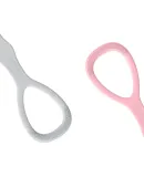 ANTA 8-Character Resistance Band Elastic Rope, Back Training Rope, Home Resistance Band, Shoulder And Neck Stretching Band, Silicone Gray