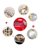 3M Scotch Foam Double-Sided Tape, Strong Adhesive for Car Foam, Office Supplies/students Stationery/handmade Crafts/ETC Car Mount, 420C Wide 9mm*long, 3M 2 Rolls/pack