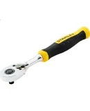 STANLEY Thin Double-Color Handle Ratchet Wrench 1/4
