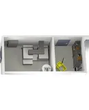 3M Warning Zebra Stripe Floor Marking Tape, Warehouse Isolation Tape, 766 Black And Yellow Tape, Width 10mm * Length 3m, 3M