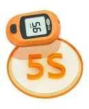 Cofoe Blood Glucose Meter, No Coding Required, Home High-Precision Testing Device, Youquan+ Instrument + 25 Test Strips + Equal Amounts of Lancets And Cotton Swabs