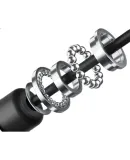 Li-Ning Jump Rope for Adults, Children, Middle School Students, Durable Steel Wire, Professional, Middle School Entrance Exam, Heavy-Duty, Fitness Equipment, Speed Competitio