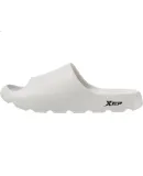 XTEP Men's Slippers One-word Slippers Men's Couples Summer Soft Elastic Sports Slippers A461 White 39-40
