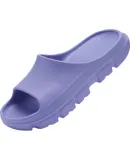 XTEP (XTEP) Women's Sports Slippers, Single-Strap Sandals, Comfortable Outdoor Wear, Rebound Sandals for Women, A041, Lilac Purple, Size 39-40
