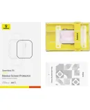 Baseus Apple Watch Screen Protector, Compatible with Apple IWatch Ultra 1/2, Protective Film, Dust-Free Installation, Automatic Application, High Definition, Scratch-Resistant, Anti-Fingerprint, Full Coverage, Curved Microcrystalline Film, 49MM