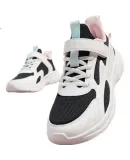 361° Children's Shoes, Kids' Running Shoes, Fall 2025, for Boys And Girls Aged 3-14, Shock-Absorbing School Sports Shoes, Black Size 36