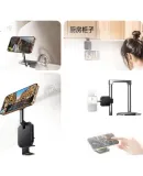 UGREEN Magnetic Phone Stand, MagSafe Foldable Rotating Multifunctional Travel Stand, Compatible with High-Speed Rail, Airplane, Desktop, Mini Compact Portable Support Clip for IPhone 17