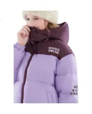 Disney Girls' down Jacket, Children's Winter Thick Coat, Big Kids' White Duck down, Triple Protection Snow Suit DS004, Purple, Size 130