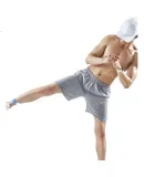 Li-Ning (LI-NING) Resistance Band Elastic Band for Elderly Leg Training Equipment, Limb Muscle Thigh Assistance 20 Pounds Random Color