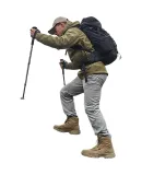 Free Soldier Mid-Top Hiking Boots for Men And Women, Outdoor Trekking Shoes, Non-Slip Wear-Resistant Desert Sandproof Breathable Training Boots, Sand Color, Size 37