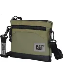 CAT Crossbody Bag, Fashionable Shoulder Bag, Lightweight Phone Pouch, PU Small Bag, Casual Bag, Trendy And Durable Gift, Olive Green, 84632