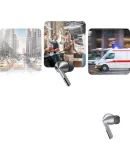 SAMSUNG [Subsidies] Buds3 Pro Adaptive Active Noise Cancellation Wireless Bluetooth Earphones/sports Earphones/AI Real-Time Translation Headphones, Interstellar Silver