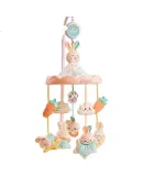 Jollybaby Newborn Baby Crib Mobile, Hanging Rotatable Musical Pendant, 0-1 Year Old Baby Toy, Rabbit Bed Bell
